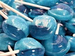 Blue Raspberry Lollies 5 For £1.25